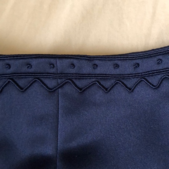 Donna Morgan Navy Blue Formal 2 Piece Skirt & Top Womens 6 Wedding Event - Picture 12 of 15